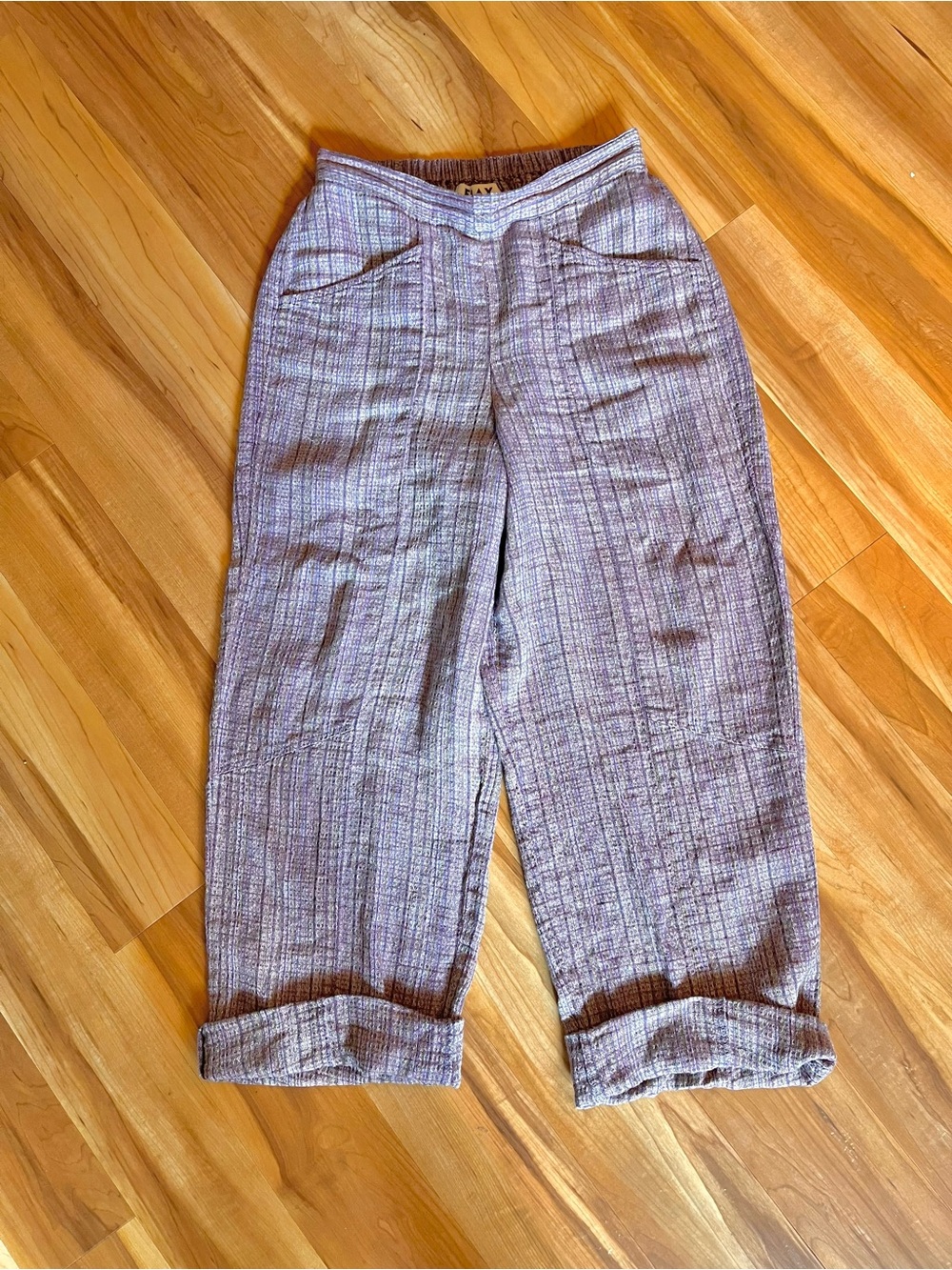 FLAX 100% Linen Wide Leg Pants